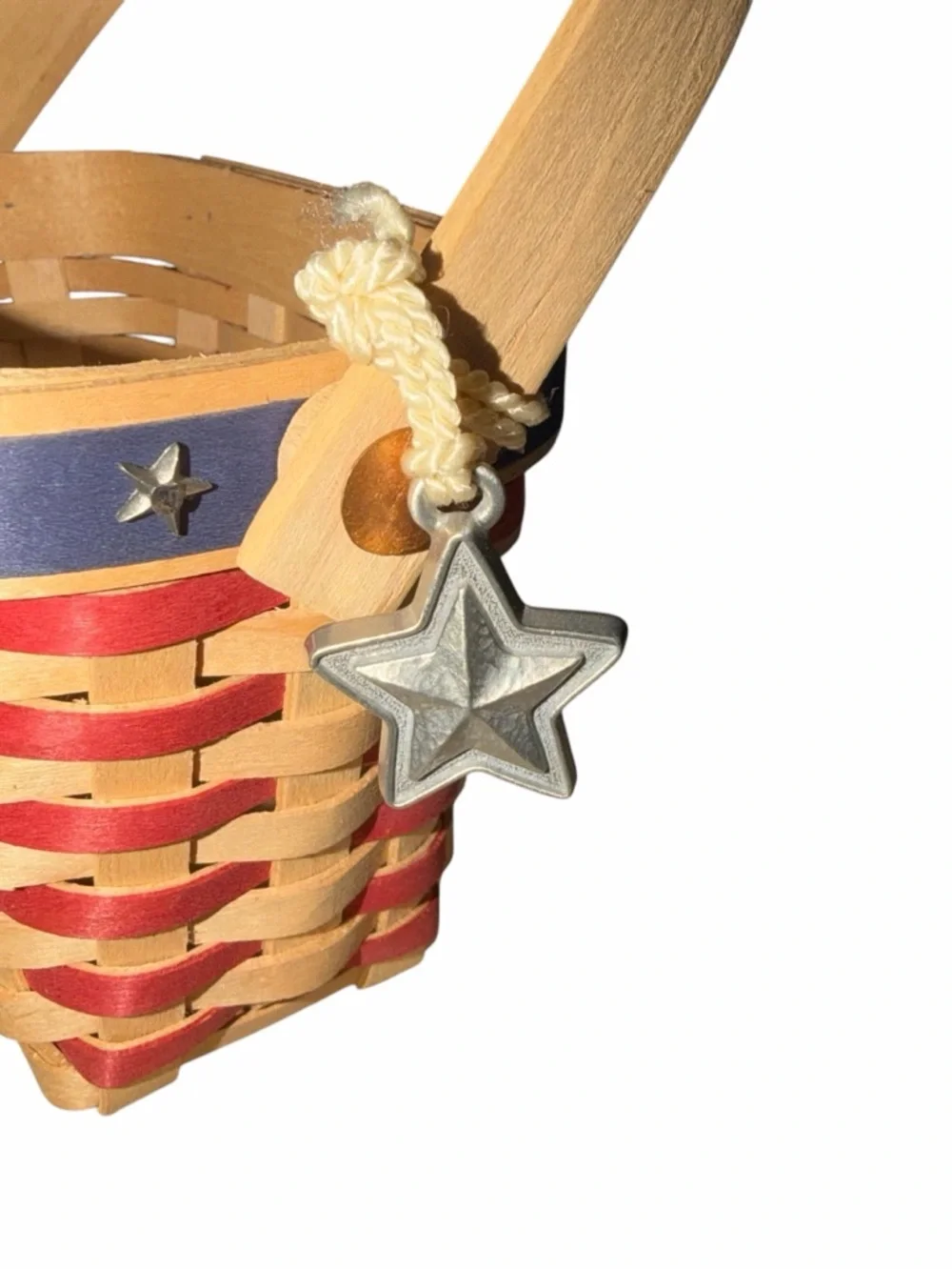 VINTAGE Longaberger Proudly American 2001 Hostess Appreciation Basket